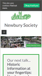 Mobile Screenshot of newbury-society.org